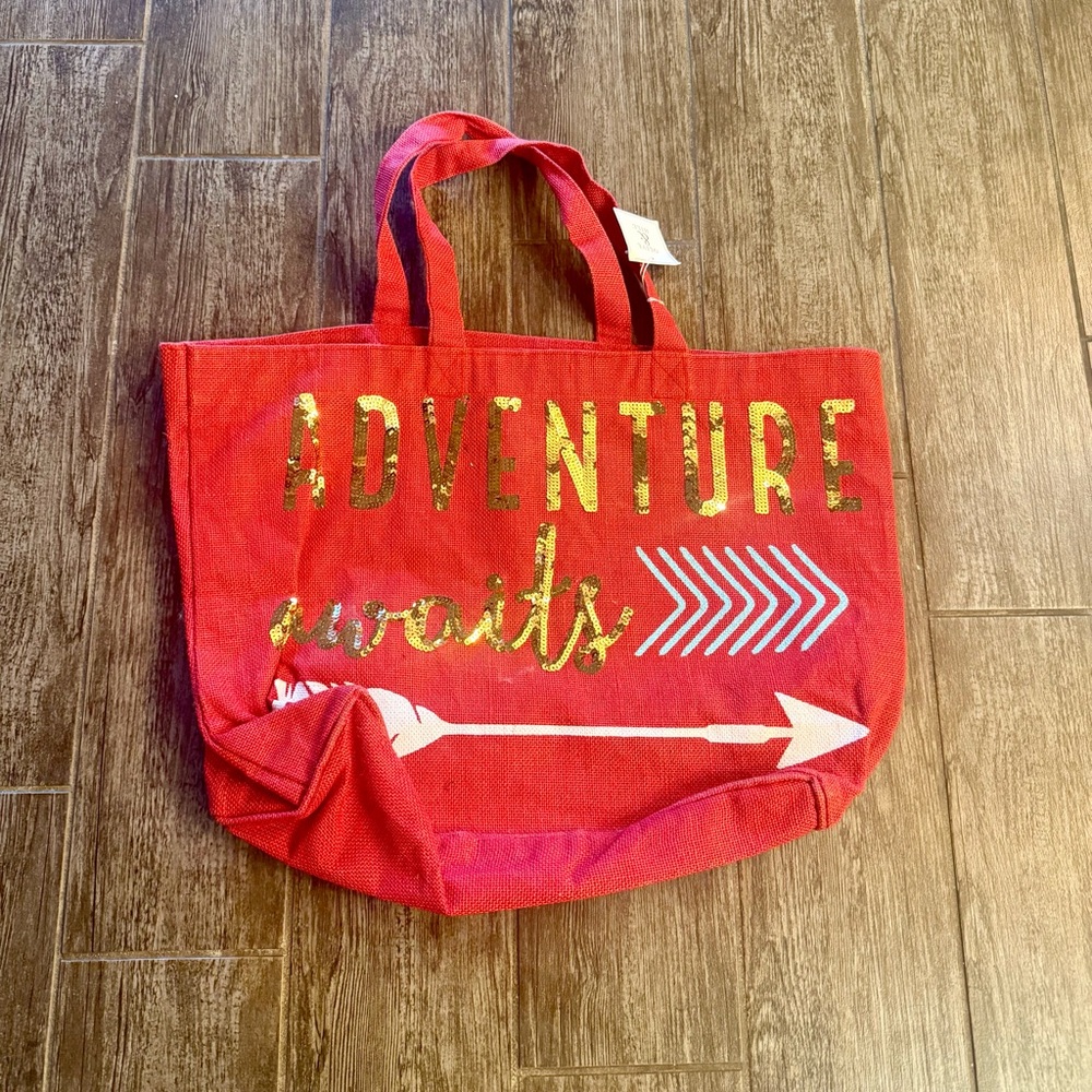 NWT Adventure Awaits tote bag!…